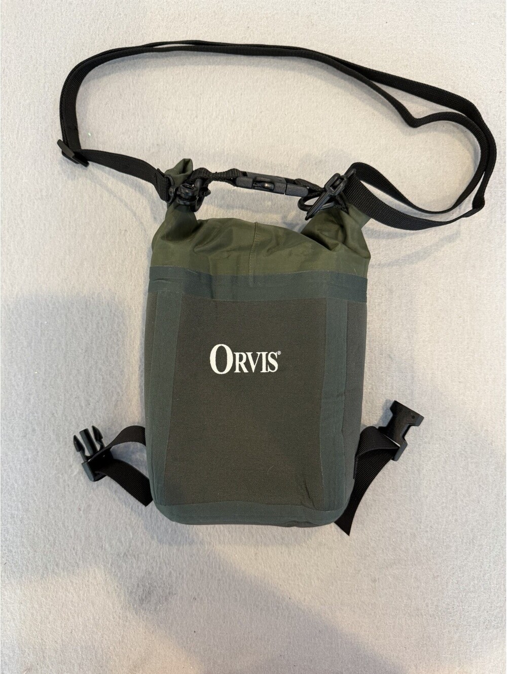 Vintage Orvis Waterproof Neoprene Bag Green